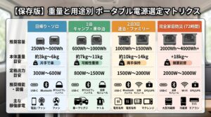 用途別の選び方チャート