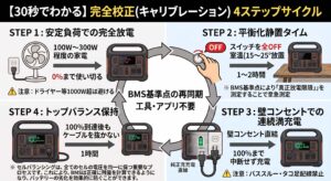 安定負荷での放電検証